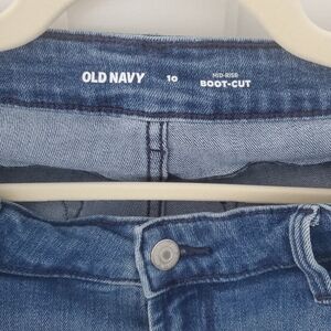 Old Navy Woman's Boot-Cut Midrise Blue Jeans Size 10